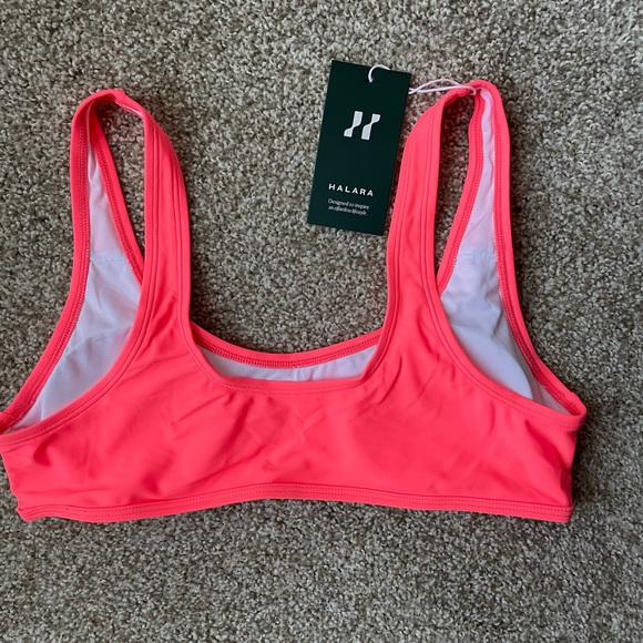 HALARA Dreamy Pink Bikini TOP and Crossover Swimsuit BOTTOMS, NWT, Size M (8-10) - Picture 5 of 9